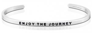 enjoy the journey bracelet