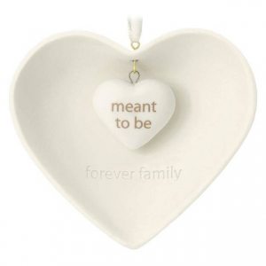 meant to be forever family ornament