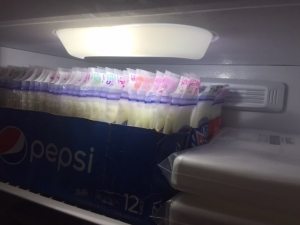 Frozen breast milk