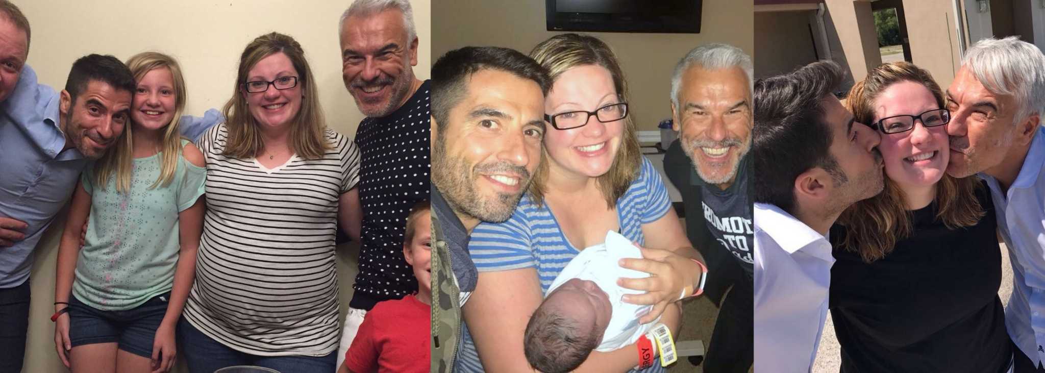 Surrogate Sara with Intended Fathers J&J