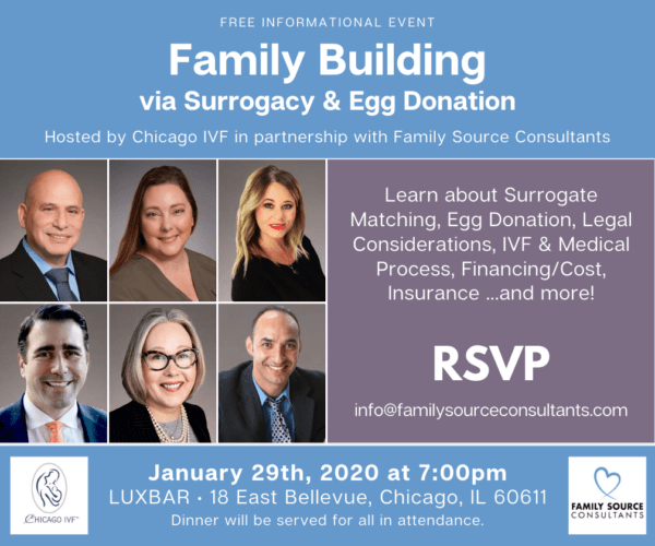 family building via surrogacy and egg donation event