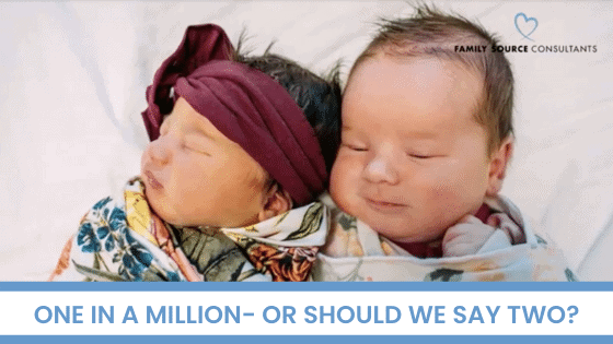 one in a million — or should we say two?