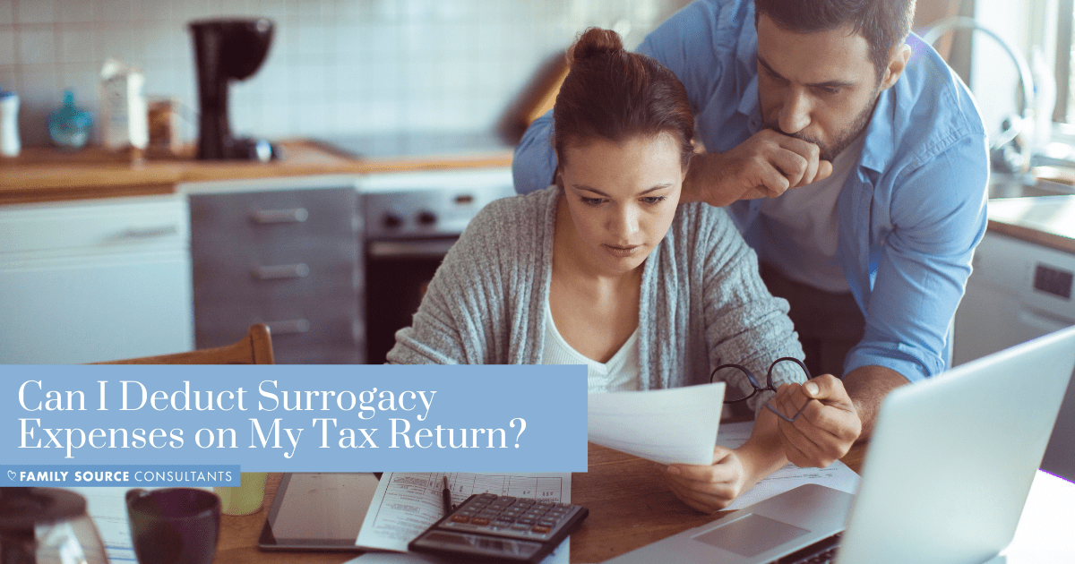 can i deduct surrogacy expenses on my tax return?