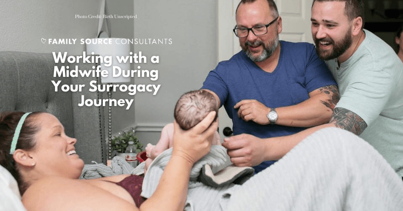 working with a midwife during your surrogacy journey