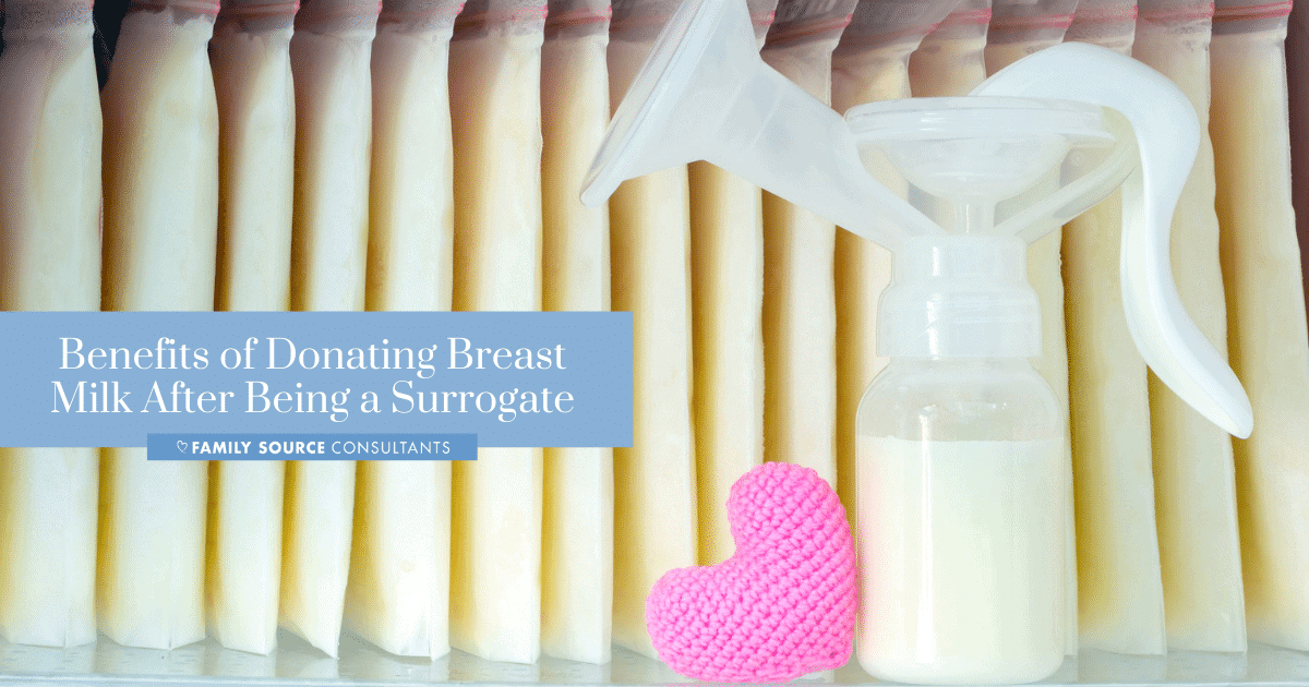 benefits of donating breast milk after being a surrogate