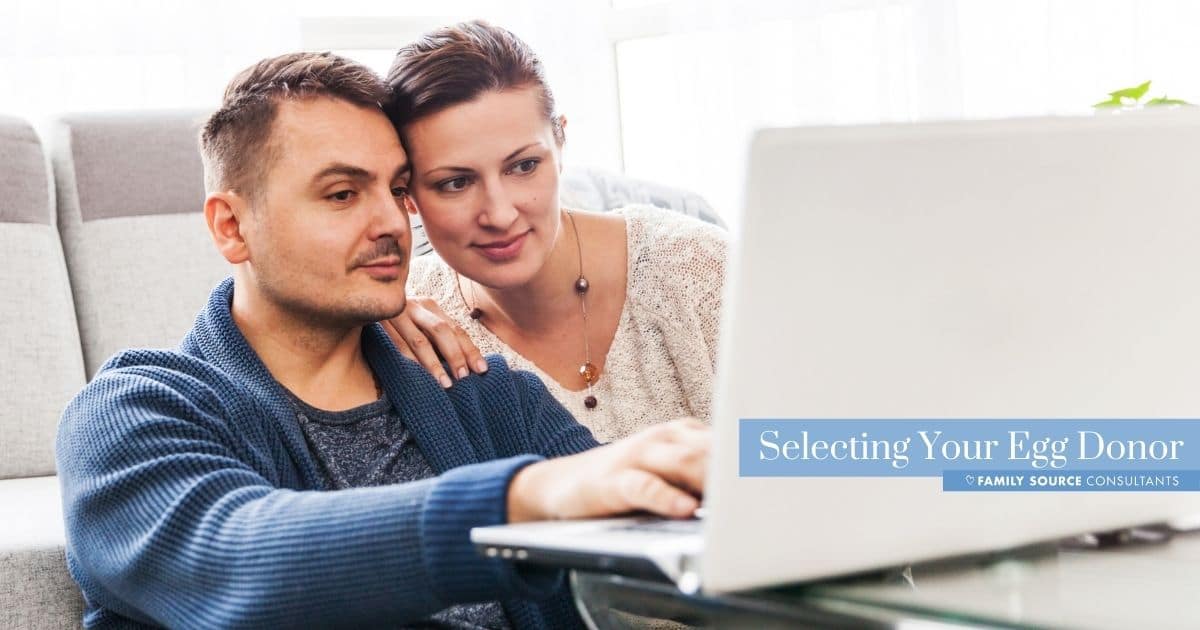 selecting an egg donor